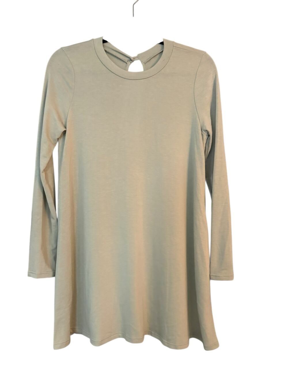 Honey Punch Popover Sweater L Open Back Cozy Academia Minimalist Contemporary